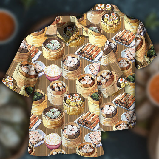 FoodDeliciousDimsumMeal HawaiianShirt OwlOhh_9053_2