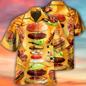 Food Delicious Fast Food Hawaiian Shirt