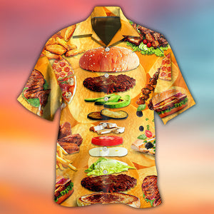 Food Delicious Fast Food Hawaiian Shirt