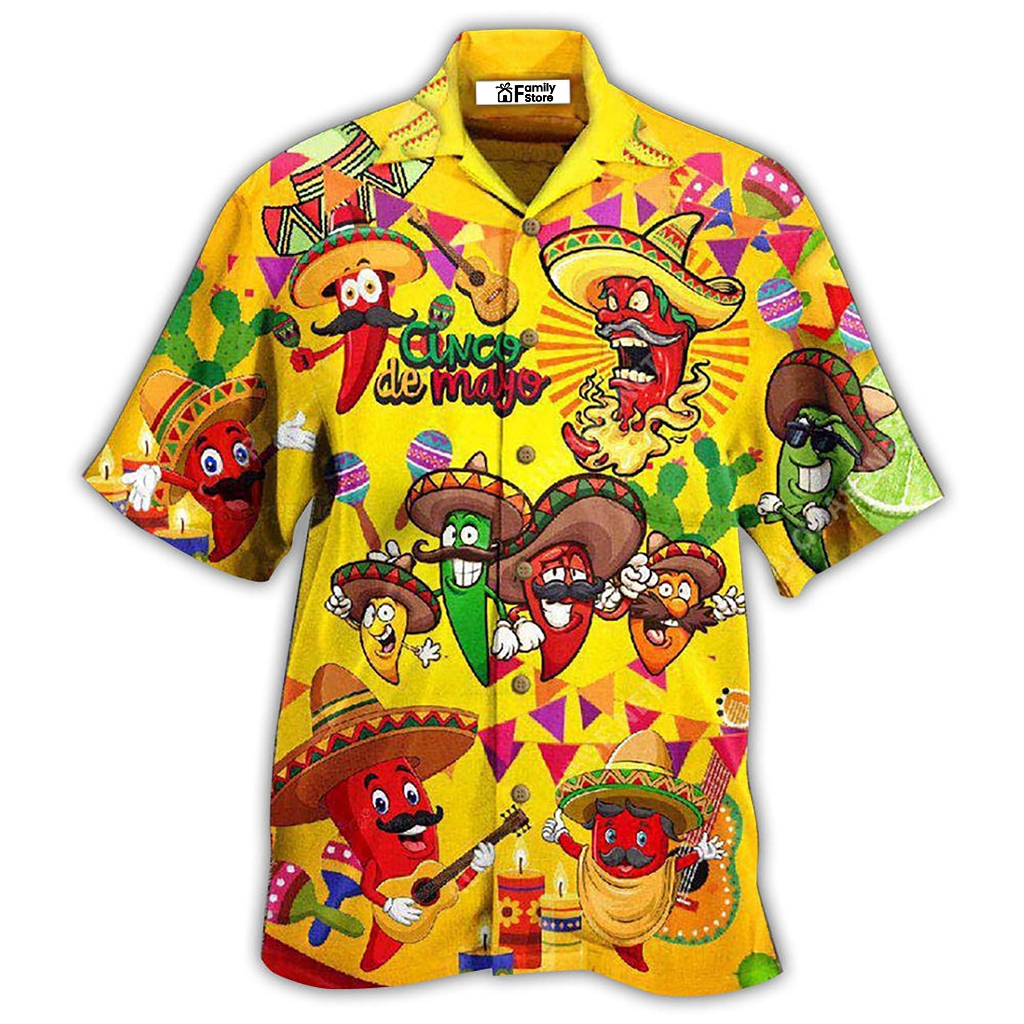 Food Feeling Chili Hot Hawaiian Shirt