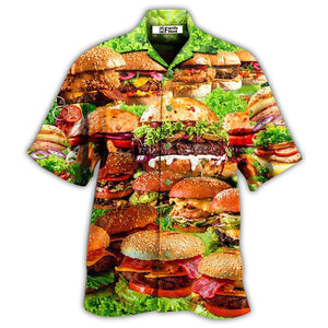 Food Good Mood Delicious Hamburger Hawaiian Shirt