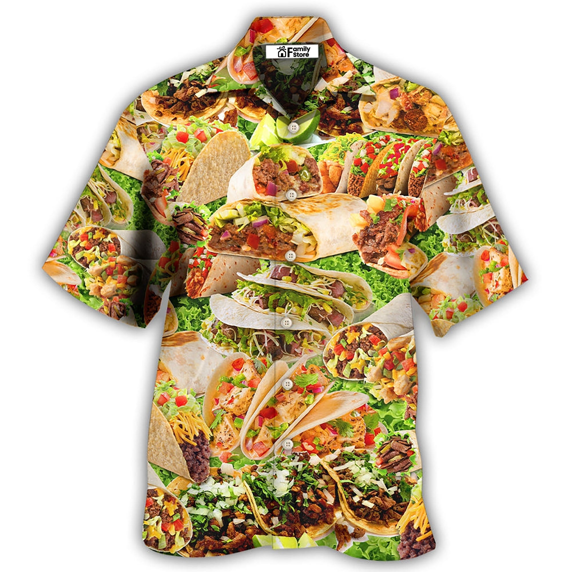 Food Lover Tacos My Love Is For Tacos Hawaiian Shirt