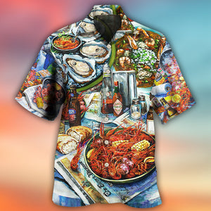 Food Sea Food And Drink Art Style Hawaiian Shirt