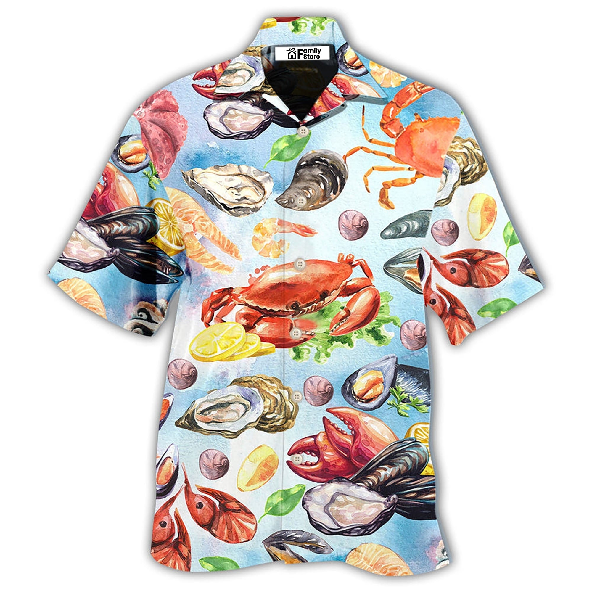 Food Seafood Basic Style Hawaiian Shirt