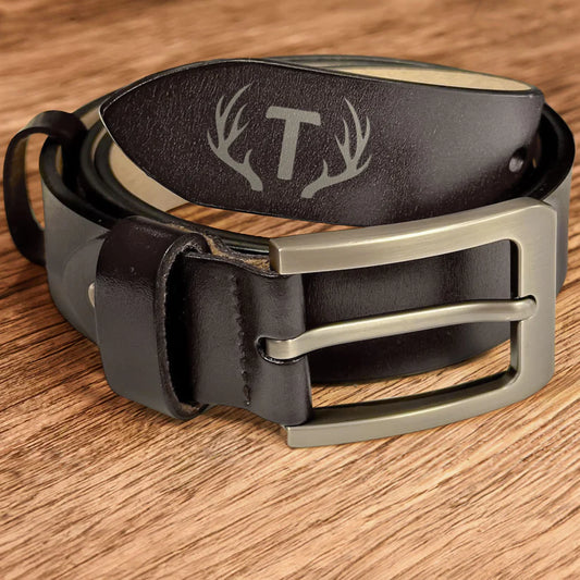 Forget Father_s Day We Love You Every Day Personalized Engraved Leather Belt_0