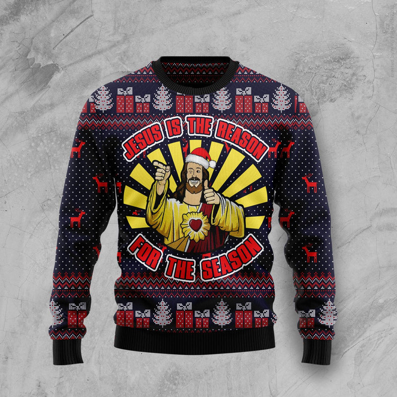 Jesus Is The Reason For The Season Ugly Christmas Sweater For Men & Women