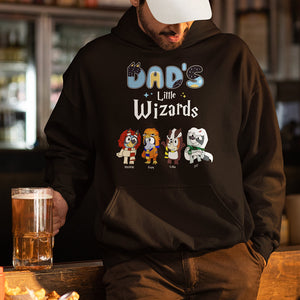 Funny Dad's Little Wizards BL - Gift For Dad - Personalized Shirt