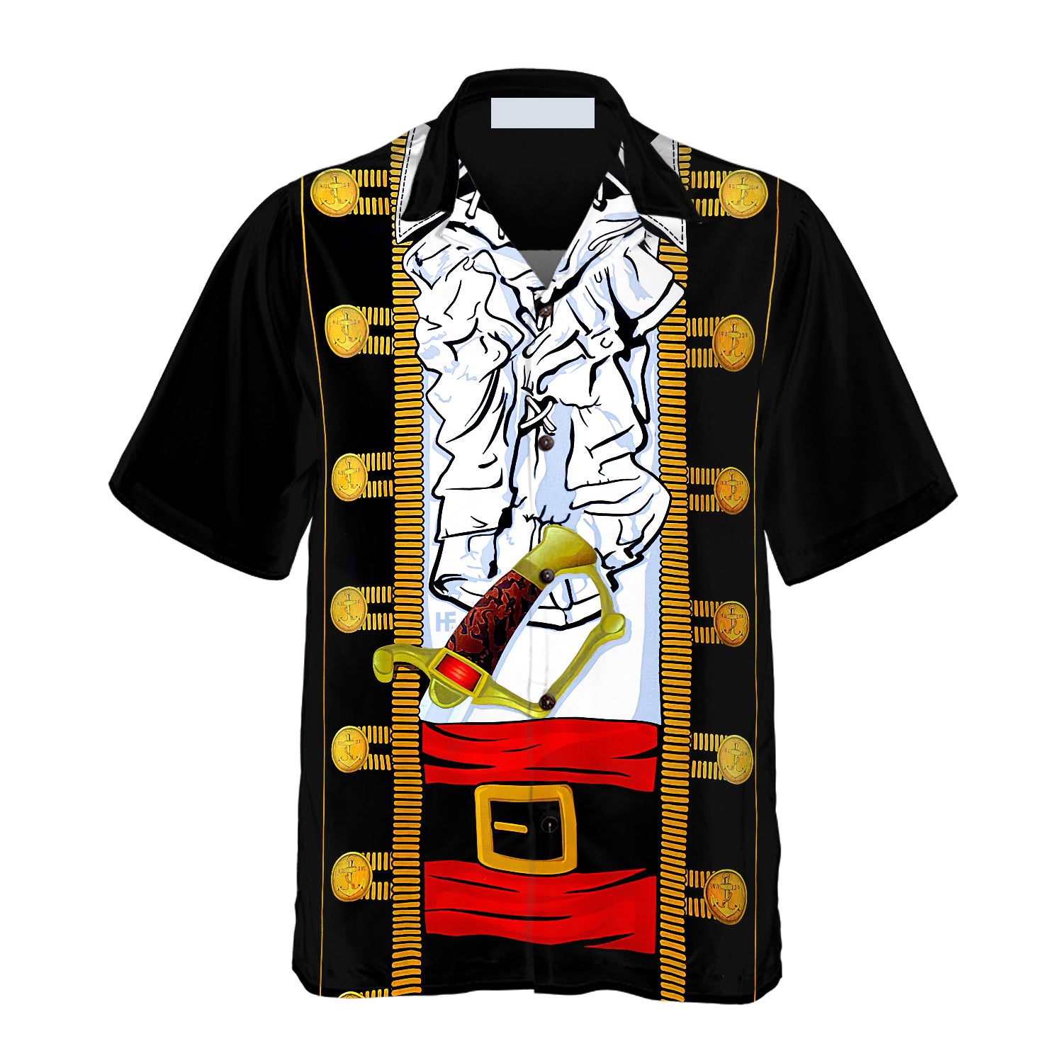 Funny Halloween Pirate Costume Hawaiian Shirt