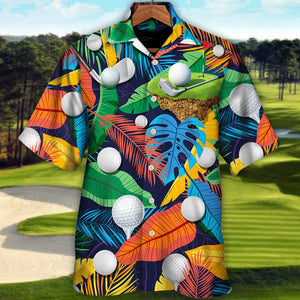 It Takes A Lot Of Balls To Golf The Way I Do Tropical Hawaiian Shirt