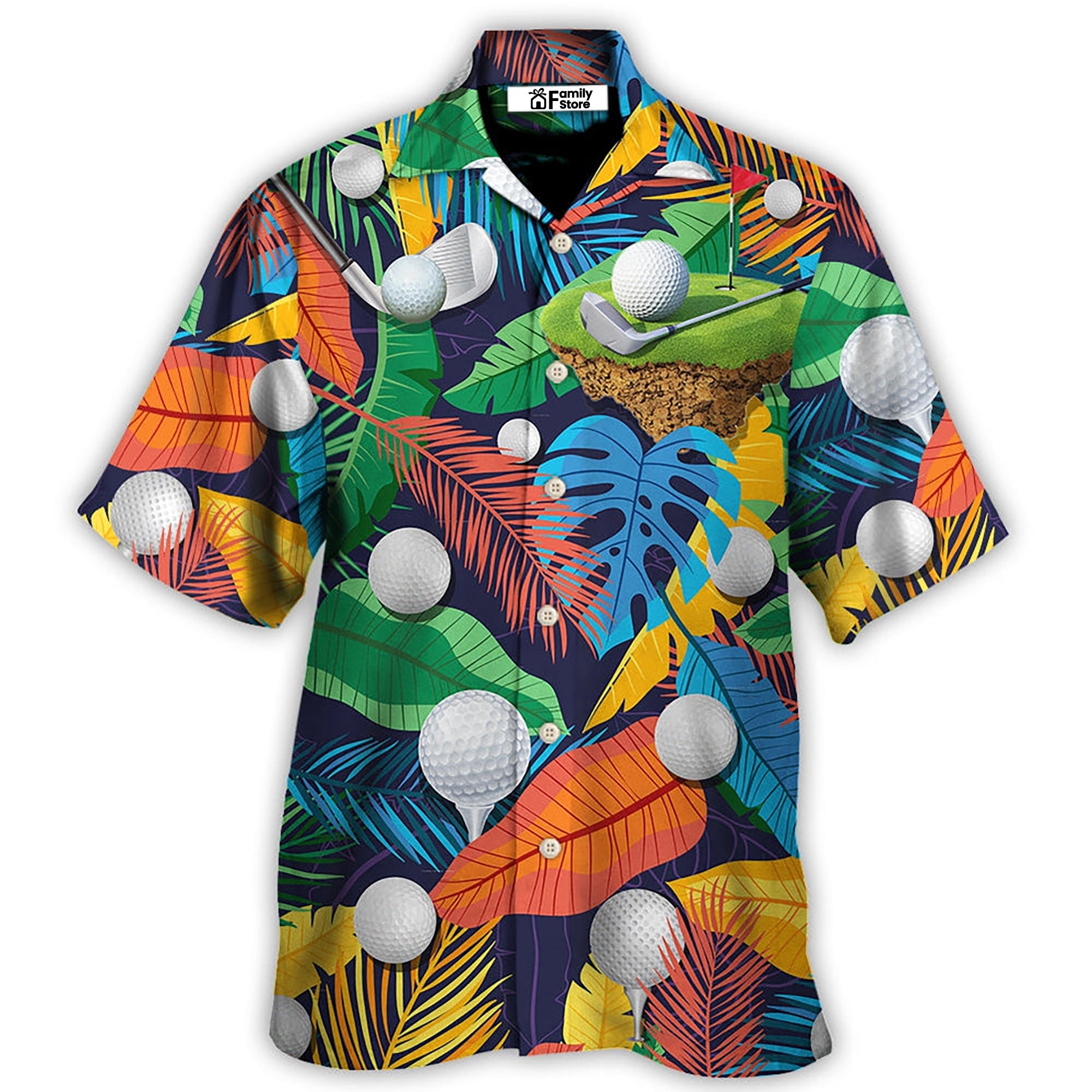 It Takes A Lot Of Balls To Golf The Way I Do Tropical Hawaiian Shirt