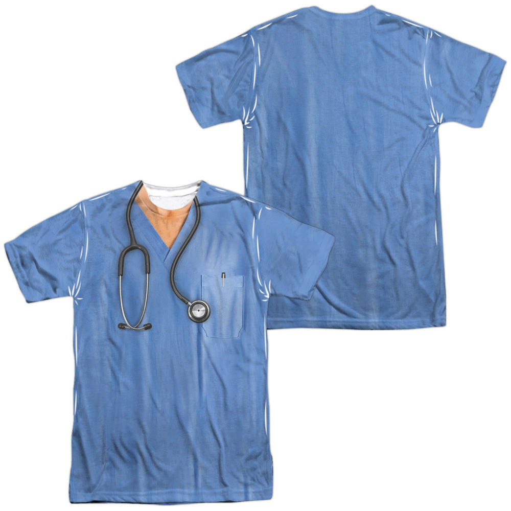 Halloween Blue Nurse All Over Printed T-Shirt For Men