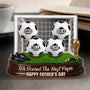 GameDayWeScoredTheBestDad PersonalizedCustomShapedAcrylicPlaque MK291 DSR1005 MK3