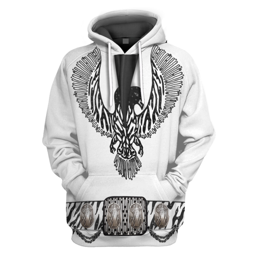 Costume 3D ELV PRL Black Phoenix Jumpsuit Hoodie