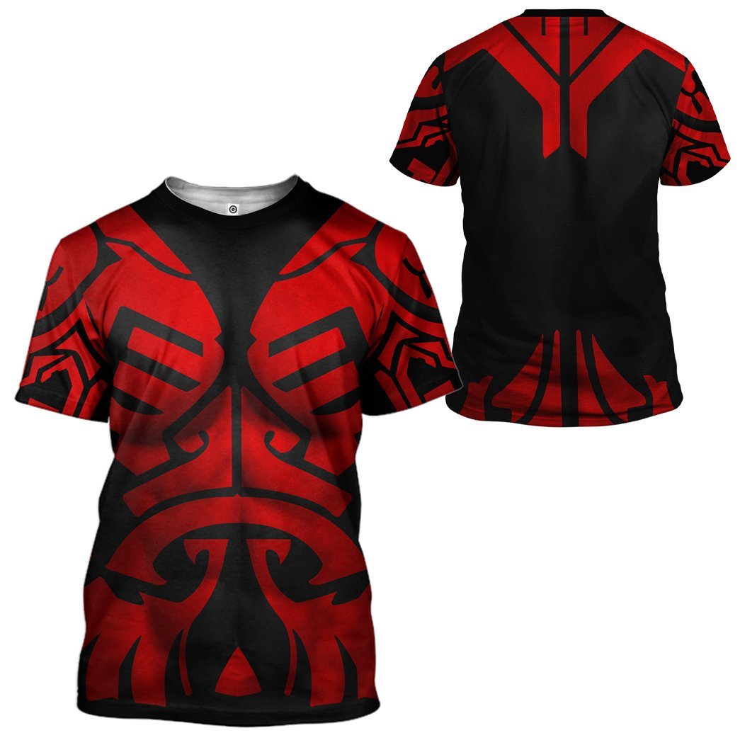 Gearhumans3DStarWarsDarthMaulCosplayCustomTshirtHoodieApparel_5193_3