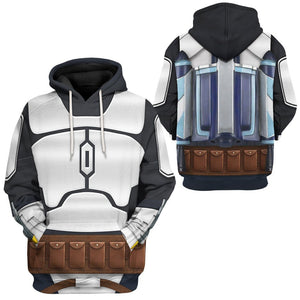 Star Wars Jango Fett Costume Hoodie For Men