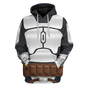 Star Wars Jango Fett Costume Hoodie For Men