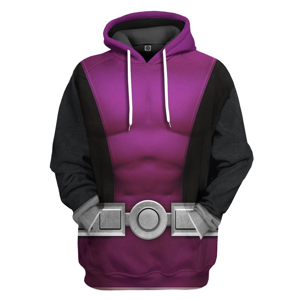 Teen Titan Beast Boy Cosplay Hoodie For Men