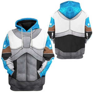 Teen Titan Cyborg Costume Cosplay Hoodie For Men And Women