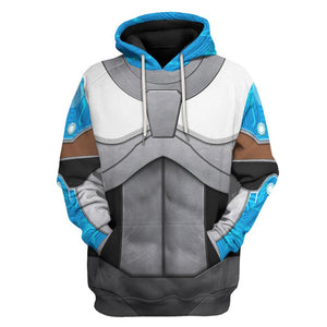 Teen Titan Cyborg Costume Cosplay Hoodie For Men And Women