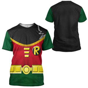 Teen Titan Robin Cosplay T-Shirts For Men