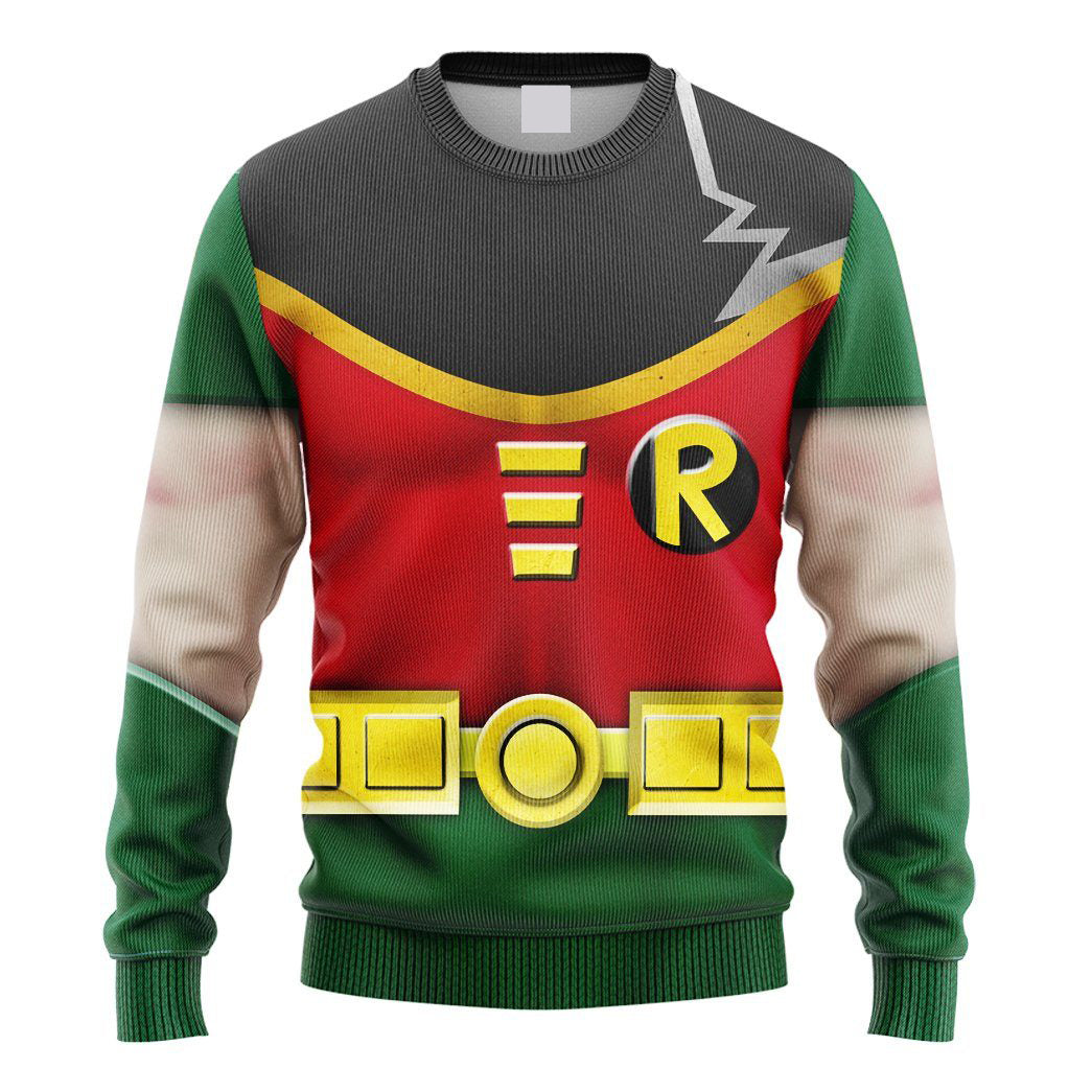 Teen Titan Robin Cosplay Sweater For Men & Women