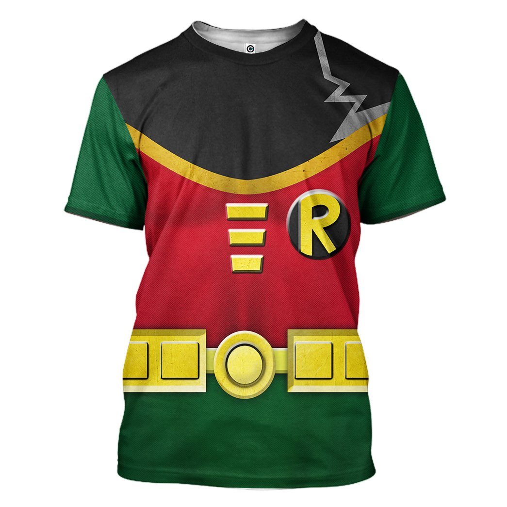 Teen Titan Robin Cosplay T-Shirts For Men
