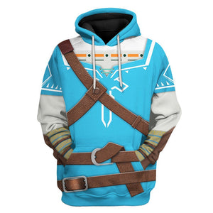 The Legend Of Zelda Link BOTW Costume Cosplay Hoodie For Men And Women