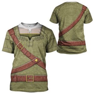 The Legend Of Zelda Link Cosplay T-Shirts For Men