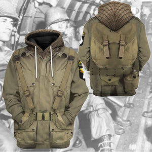 WW2 Paratroopers Hoodie For Men