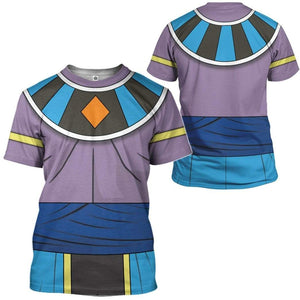 Cosplay Beerus God Of Destruction Dragon Ball T-Shirts For Men