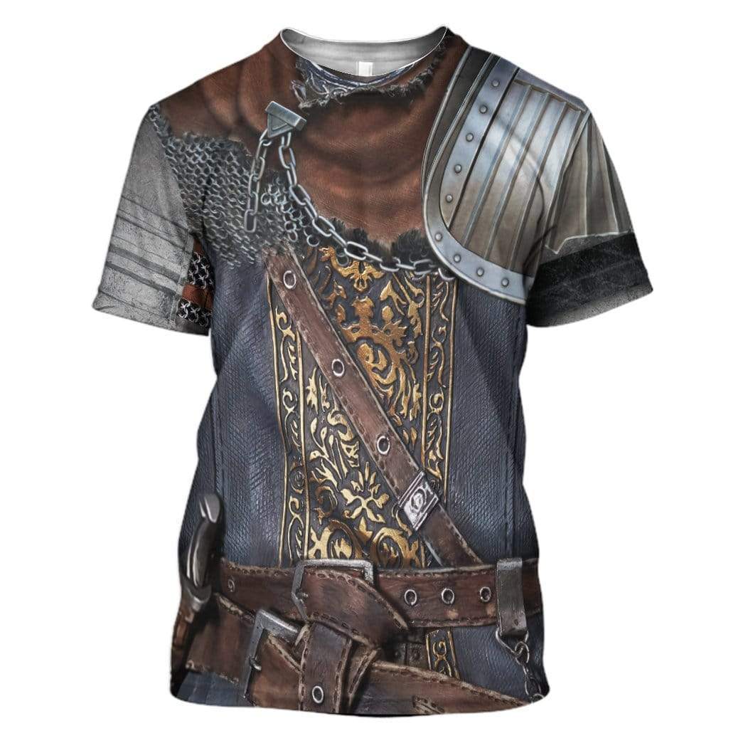 Cosplay Dark Souls Chosen Undead T-Shirts For Men