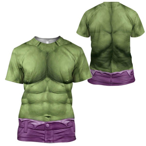 Cosplay Incredible Hulk - 3D TShirt