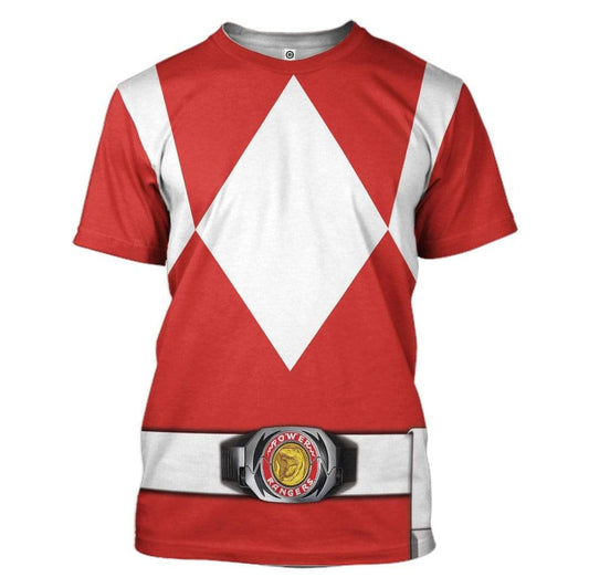 GearhumansCosplayRedMIGHTYMORPHINPowerRangerCustomT ShirtsHoodiesApparel_3365_3