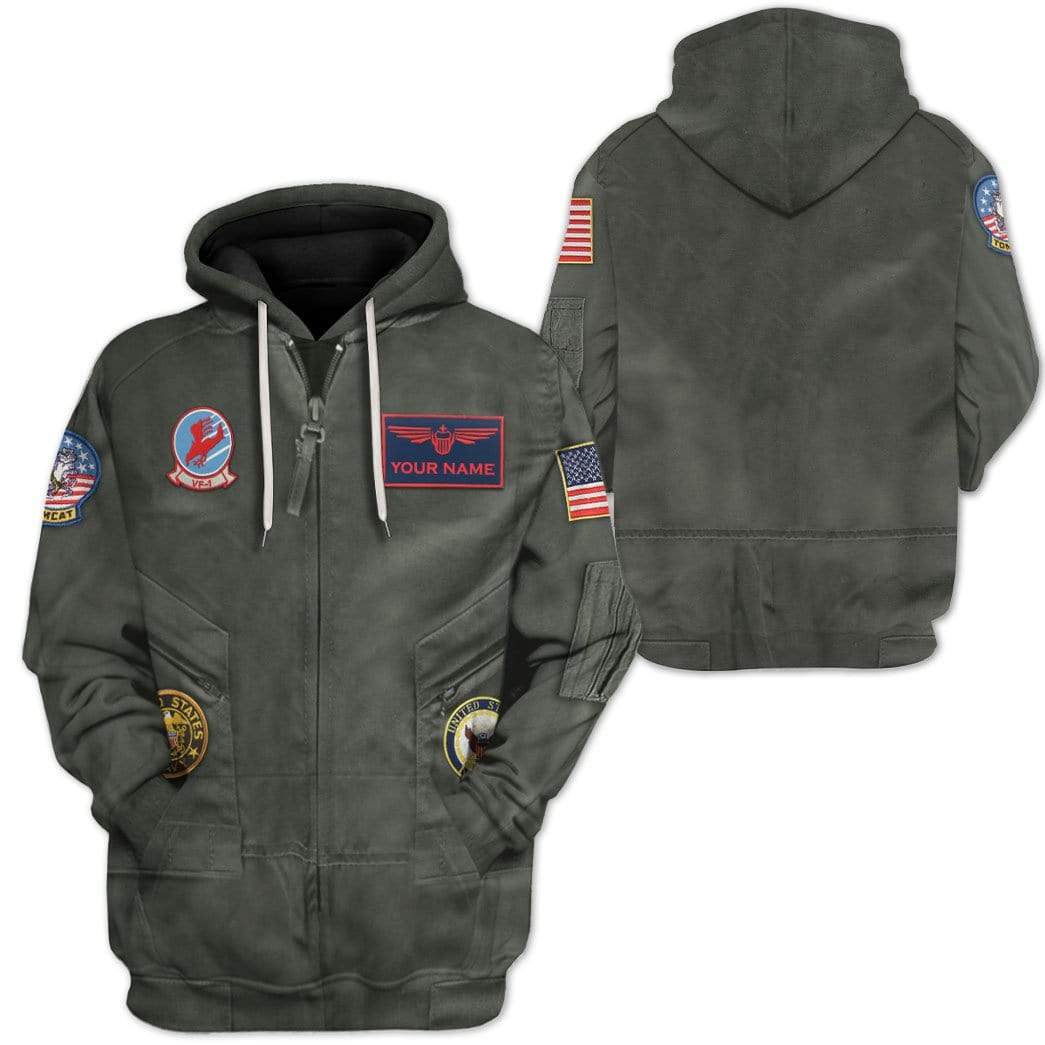GearhumansCosplayTopGunPeteMaverickMitchellCustomNameT ShirtsHoodiesApparel_4043_5