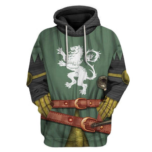 Medieval Knight Hoodie For Men