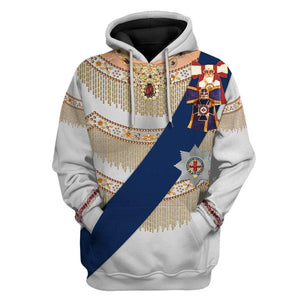 Queen Elizabeth II Hoodie For Men