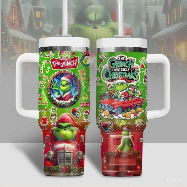 Geen Monster Merry Christmas 2024 -  Who Stole Christmas 40oz Tumbler DN100