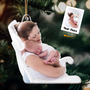 Gift For New Mom Personalized Acrylic Photo Ornament 2_600dc735 9c05 492a b100 f9436642b789