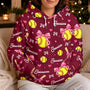 GiftForSoftballPlayer PersonalizedNameNumberCoquetteBowFleeceHoodie MI420 CLA4075 MK5