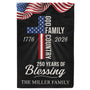 God Family God Country Personalized Flag_2