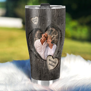 God Knew My Heart Needed You | Personalized Stainless Steel Tumbler