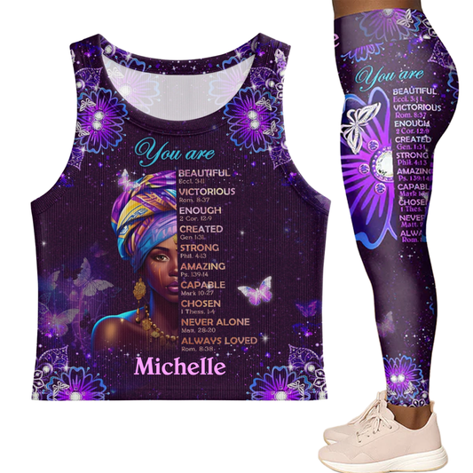 GodSaysYouAre PersonalizedLeggings_CropTankTopHN02_1