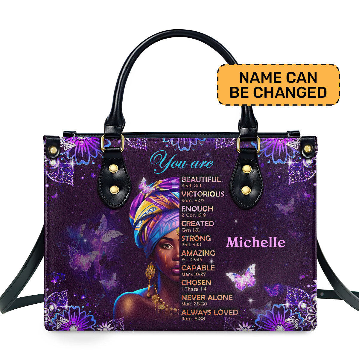 God_Says_You_Are_ _Personalized_Leather_Handbag_HN02_1