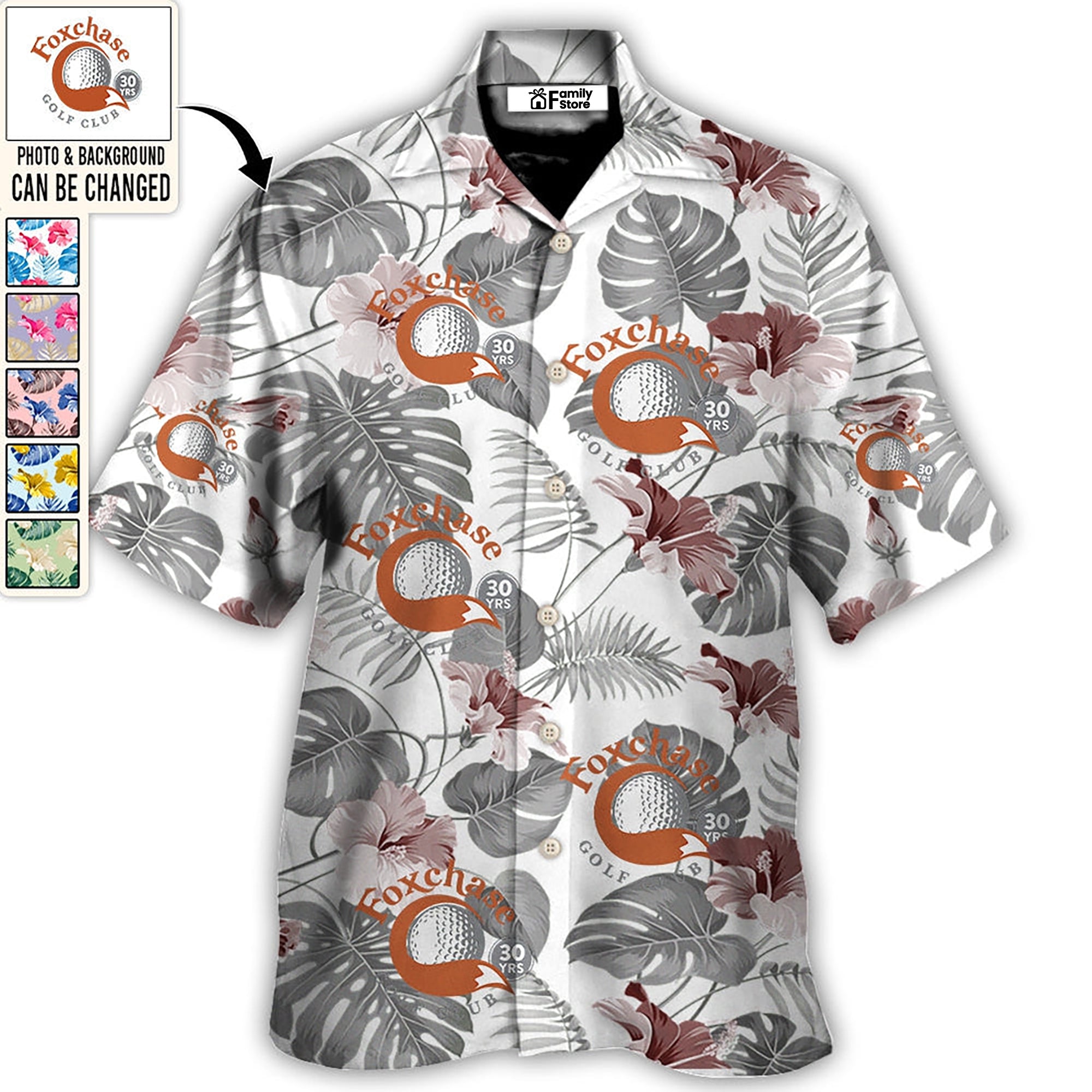 Golf Club You Want Tropical Style Custom Photo Hawaiian Shirt