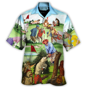 Golf It Takes A Lot Of Balls To Golf The Way I Do - Hawaiian Shirt