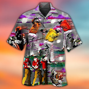 Golf Life Is A Game But Golfis Serious - Hawaiian Shirt