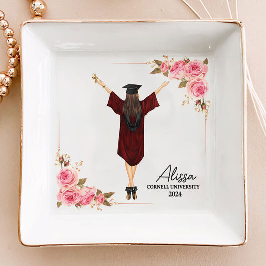Graduation Gift Jewelry Dish Personalized Jewelry Dish_1