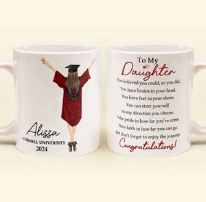 Graduation You Believed You Could So You Did - Personalized Mug - GR4 PT