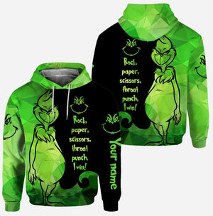 Green Monters Stole Christmas - Personalized Hoodie and Leggings - PT