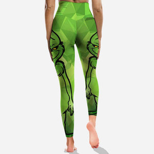 Green Monters Stole Christmas - Personalized Hoodie and Leggings - PT